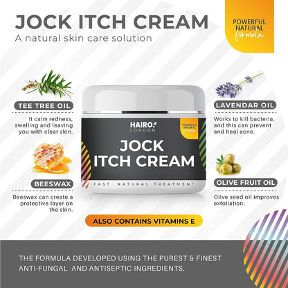 Jock Itch Treatment | Antifungal Cream | 50ml